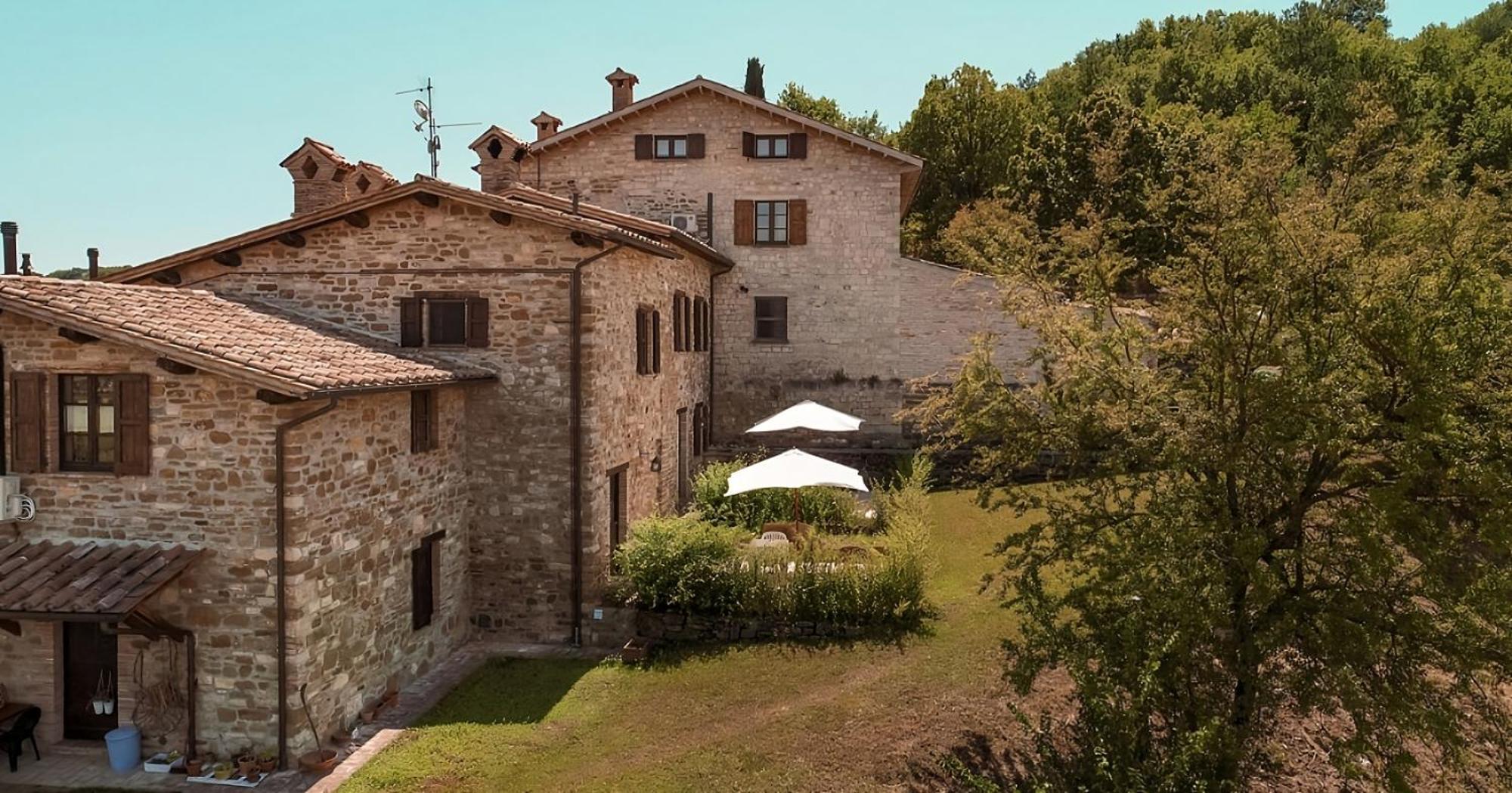 Fonte Chiara Villa Gubbio Buitenkant foto