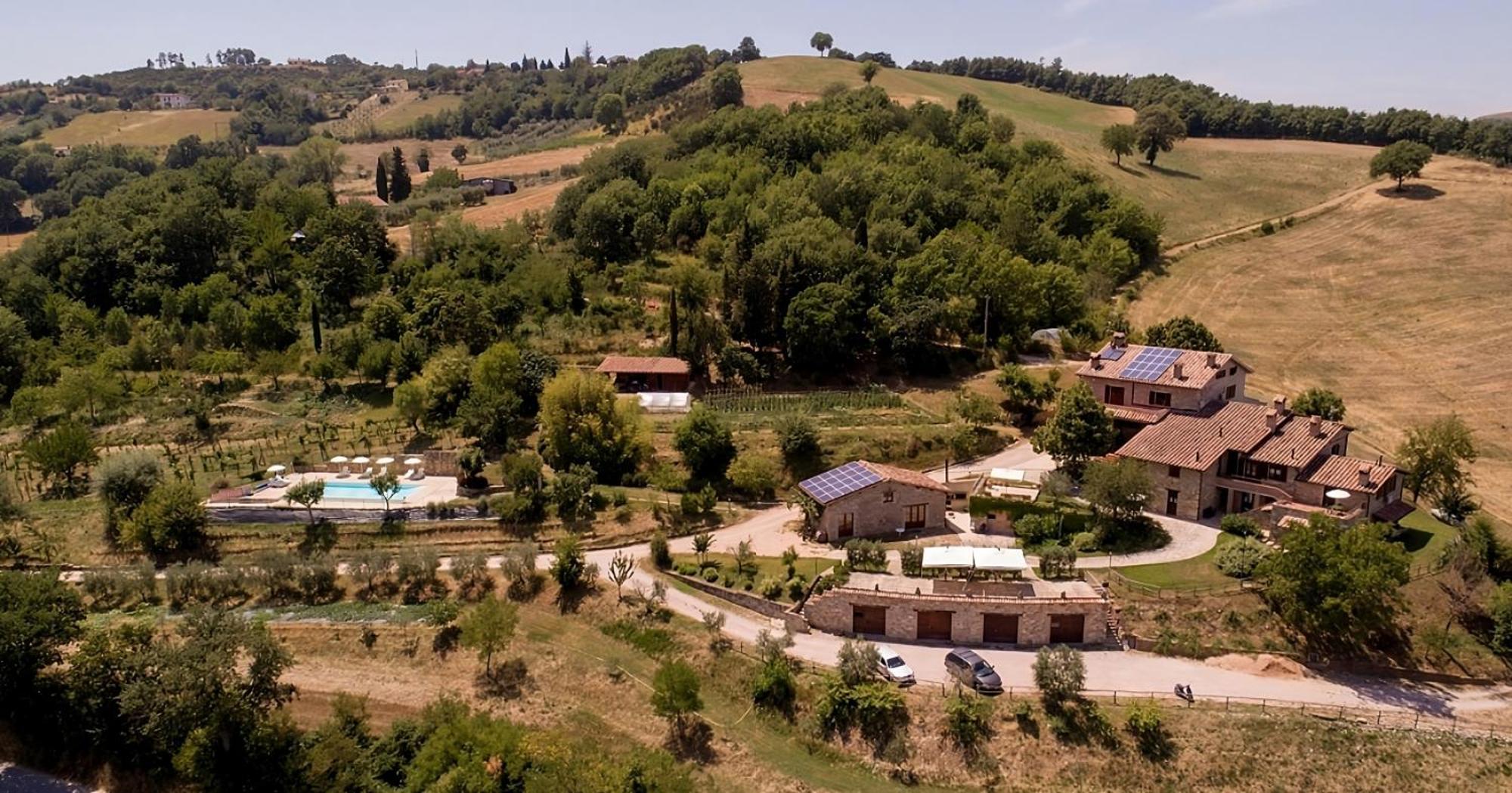 Fonte Chiara Villa Gubbio Buitenkant foto